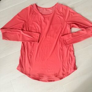 LULULEMON Coral Long Sleeve Top